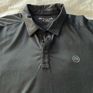 Travis Mathew black golf shirt
